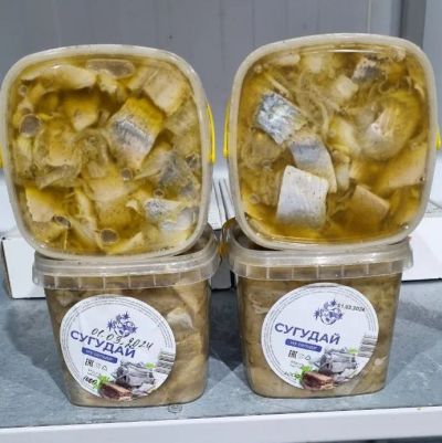 Лот: 22698858. Фото: 1. Сугудай из филе сельди с/с (1кг... Икра, рыба, морепродукты