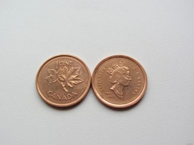 Лот: 4400289. Фото: 1. Канада 1 цент 2002 " 50 лет правления... Америка