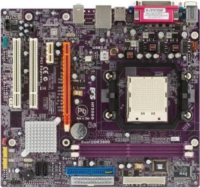 Лот: 118962. Фото: 1. мать GeForce 6100sm-m. Материнские платы