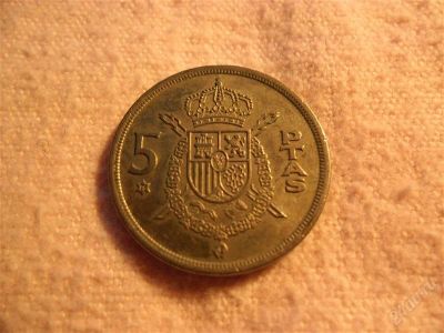 Лот: 1349295. Фото: 1. Испания. 5 песет 1975 год. Европа