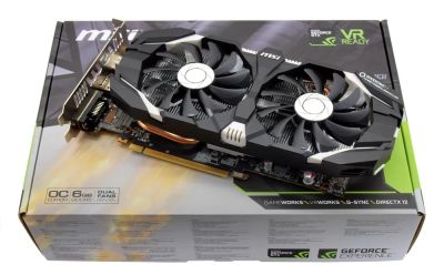 Лот: 10871967. Фото: 1. MSI GeForce GTX 1060 3G. Видеокарты