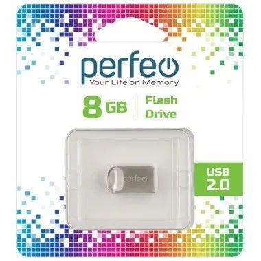 Лот: 24948761. Фото: 1. Флеш-накопитель USB2.0 8Gb Perfeo... USB-флеш карты