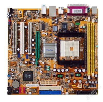 Лот: 1985545. Фото: 1. Материнка Socket754 Foxconn K8S755M-6LRSс... Материнские платы