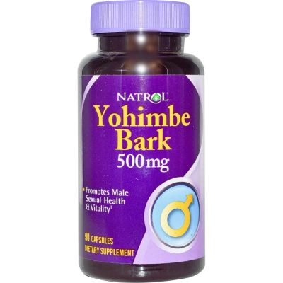 Лот: 9182453. Фото: 1. Yohimbe Bark 500 мг. от Natrol... Спортивное питание, витамины