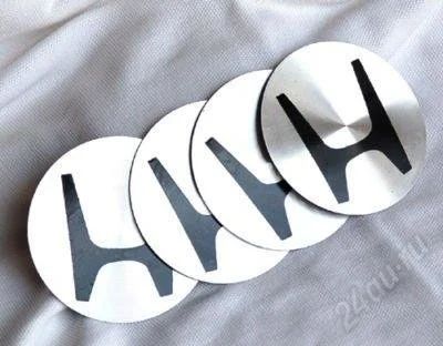 Лот: 1139918. Фото: 1. Логотип Honda на алюминиевом диске. Детали тюнинга