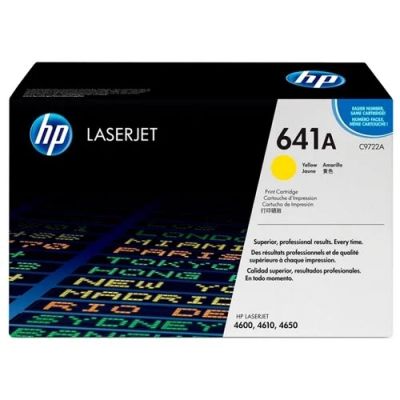 Лот: 13115985. Фото: 1. Тонер-картридж HP C9722A Yellow... Картриджи, расходные материалы