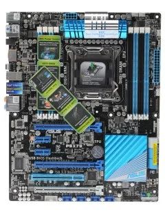 Лот: 3346462. Фото: 1. Плата ASUS LGA2011 P9X79 X79 8xDDR3-2400... Материнские платы