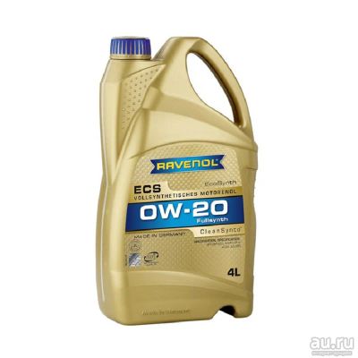 Лот: 12498155. Фото: 1. Eco Synth ECS SAE 0W-20 4л. Масла, жидкости