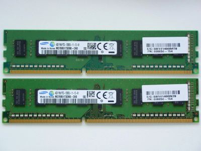 Лот: 9538053. Фото: 1. 8Gb (2 x 4Gb) Samsung PC3-12800... Оперативная память