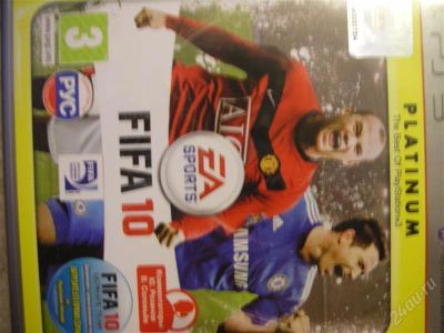 Лот: 755593. Фото: 1. PS 3 FIFA 10. Запчасти для игровых приставок, консолей