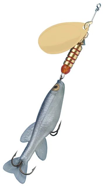 Лот: 7642549. Фото: 1. Блесна TONDO Minnow "Gold" №3... Леска, блесны, крючки, мормышки