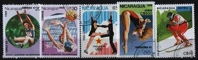 Лот: 10569549. Фото: 1. Никарагуа 1984-88-89г-спорт-5... Марки