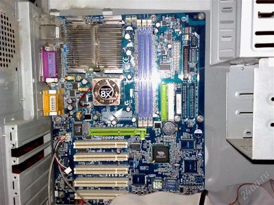 Лот: 1061954. Фото: 1. корпус+материнка и проц. Корпуса, блоки питания