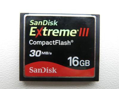 Лот: 3103068. Фото: 1. СF SanDisk 16Gb. Extreme III 32... Карты памяти