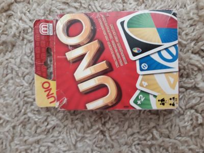 Лот: 14576921. Фото: 1. Настольная игра "Uno" б/у. арт... Детские настольные игры