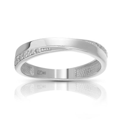 Лот: 23784632. Фото: 1. Кольцо TALANT из золота с фианитами. Кольца, перстни