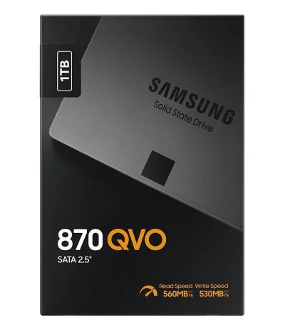 Лот: 19575183. Фото: 1. Samsung SSD 870 QVO 1000 ГБ оригинал. SSD-накопители
