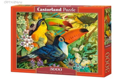 Лот: 11469944. Фото: 1. Пазл "Туканы" 3000 элементов Castorland. Пазлы