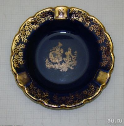 Лот: 18242383. Фото: 1. Limoges пепельница винтажная... Фарфор, керамика