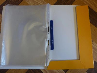 Лот: 6002939. Фото: 1. Папка скоросшиватель + файлы 30... Папки, портфели