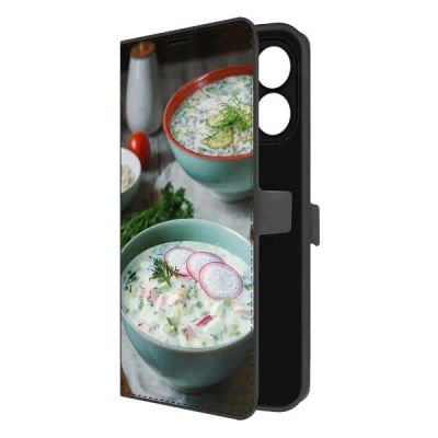 Лот: 25542517. Фото: 1. Чехол Krutoff Eco Book "Окрошка... Чехлы, бамперы