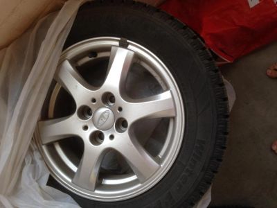 Лот: 4451857. Фото: 1. Колеса hankook winter i pike R14... Шины на дисках