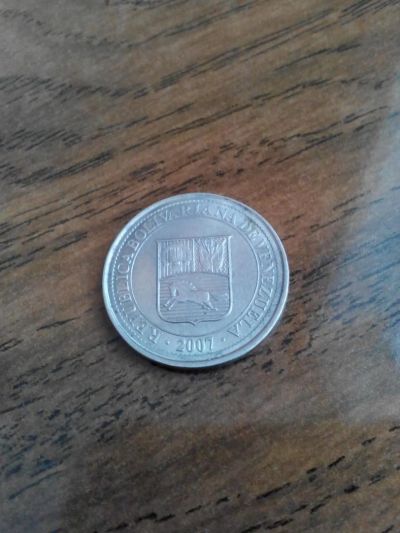 Лот: 8853600. Фото: 1. 50 сентимо, Венесуэла, 2007 год. Америка
