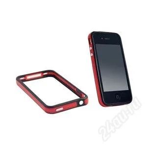 Лот: 2439361. Фото: 1. Чехол-Бампер iPhone 5 (Красно-чёрный... Чехлы, бамперы