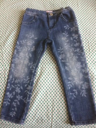 Лот: 20089331. Фото: 1. Джинсы синие «Gee jay» для девочки... Брюки, шорты, джинсы