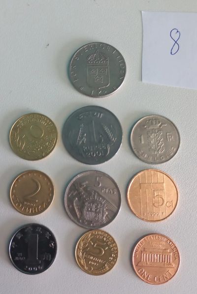 Лот: 21544250. Фото: 1. Набор монет 8. Наборы монет