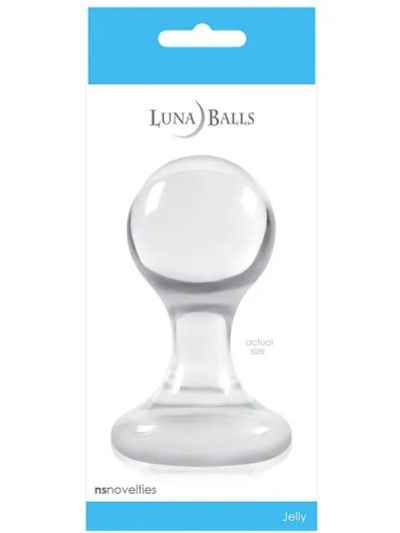 Лот: 22068238. Фото: 1. Анальная пробка Luna Balls большая... Игрушки