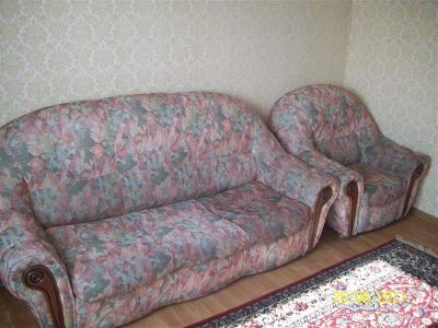 Лот: 1069967. Фото: 1. диван-раскладушка. срочно!. Кресла, пуфы