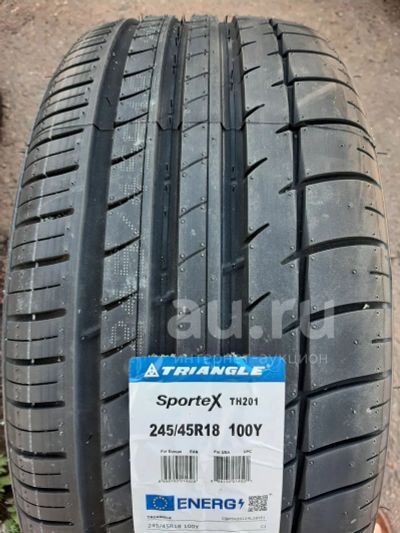Лот: 23355329. Фото: 1. Летняя резина 245/45 R-18 "Triangle... Шины
