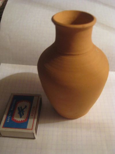 Лот: 11693344. Фото: 1. маленькая глиняная вазочка под... Вазы
