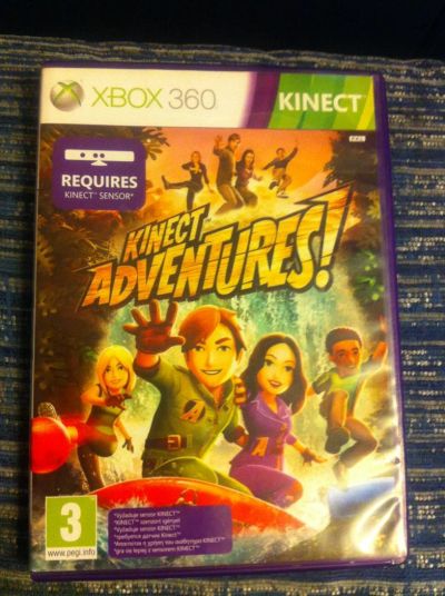 Лот: 3860090. Фото: 1. Диск XBOX 360 Kinect Adventures... Игры для консолей