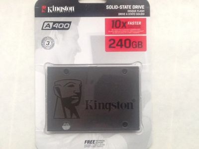 Лот: 15669720. Фото: 1. Ssd 240gb kingston a400. SSD-накопители