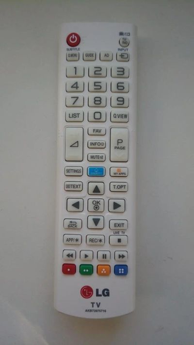 Лот: 11043401. Фото: 1. Пульт LG AKB73975716 новый, оригинальный. Пульты ДУ