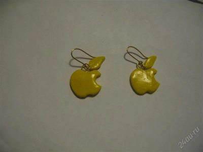Лот: 1354537. Фото: 1. серьги apple. Серьги, каффы