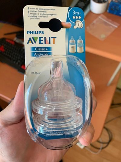 Лот: 18059047. Фото: 1. Соски Philips Avent со средним... Всё для кормления