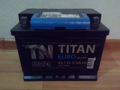 Лот: 9753335. Фото: 1. Продам рабочий аккумулятор Titan... Аккумуляторы