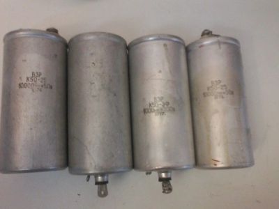 Лот: 17042504. Фото: 1. Конденсаторы К50-25 10000мкФ-50в-2шт... Конденсаторы