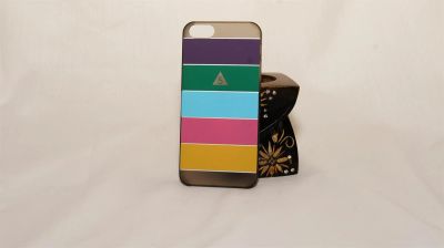 Лот: 3539607. Фото: 1. Чехол на iPhone 5/5s пластик радуга... Чехлы, бамперы