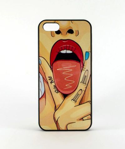 Лот: 9944170. Фото: 1. Чехол "Язык" iPhone 5/5S/SE. Чехлы, бамперы