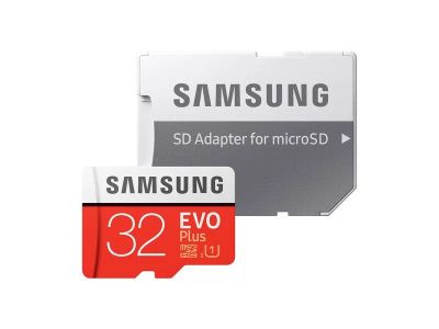 Лот: 10854972. Фото: 1. MicroSD 32 GB Samsung Evo Plus... Карты памяти