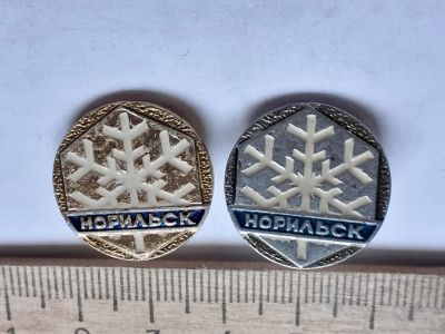 Лот: 19243784. Фото: 1. (№8591) значки Норильск,разновиды... Памятные медали