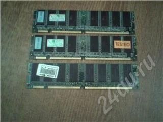 Лот: 203172. Фото: 1. Продам 3 планки оперативы PCI133... Оперативная память