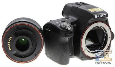 Лот: 1346288. Фото: 1. Sony Alpha SLT-A33 Kit + Flash... Цифровые зеркальные