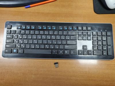 Лот: 15183090. Фото: 1. Беспроводная клавиатура Oklick... Клавиатуры и мыши