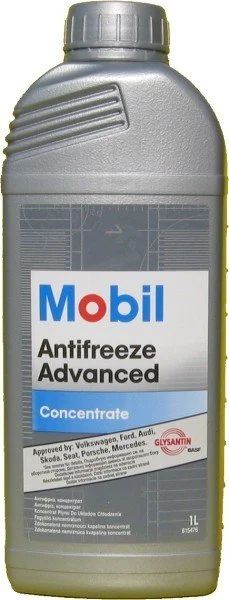 Лот: 14492459. Фото: 1. Mobil Antifreeze Advanced, 1L... Масла, жидкости