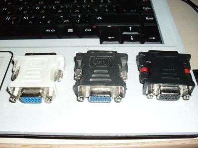 Лот: 12637172. Фото: 1. Переходник DVI-I VGA. Шлейфы, кабели, переходники